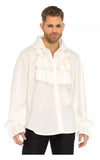 Victorian Pirate Ruffle Front Shirt Adult Costume Medium