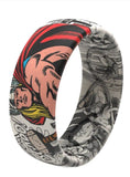 Marvel Groove Life "Thor Black & White Comic" Silicone Ring Size 11