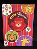 Happy 9th Birthday Greeting Card w/Envelope