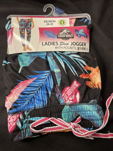 Jurassic World Women Size XS 0/2 Sleep Joggers