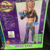 Child's Mega Rock Star Costume Small Size 4-6