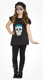 Day Of The Dead Romper Child Large 12-14 Costume - Fun World