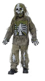 Boy's Skeleton Zombie Costume Medium 8-10