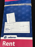 9651ABF Rent Receipt  1 part with Tear off Stub 2.75x7.94  50 per BK 4 Books3