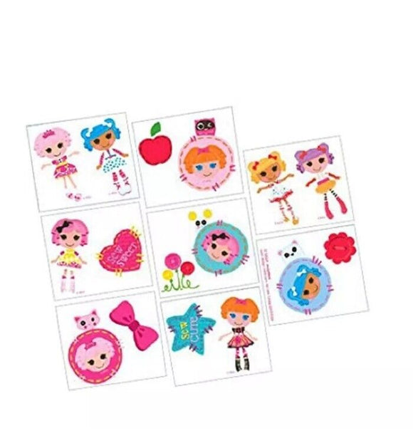 Lalaloopsy Adventure Rag Doll Nick Jr Birthday Party Favor Temporary Tattoos