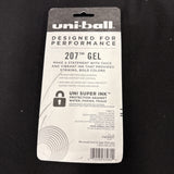 Uniball 207 Retractable Gel Pens Medium Point Black 4 Pack1