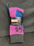 Marvel The Black Panther 3 Pair Multi-Design Mid-Calf Crew Socks sock size 10-13