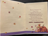 Happy Thanksgiving Great-Granddaughter Greeting Card w/Envelope