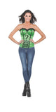 The Riddler Adult Corset - Large - Rubies0