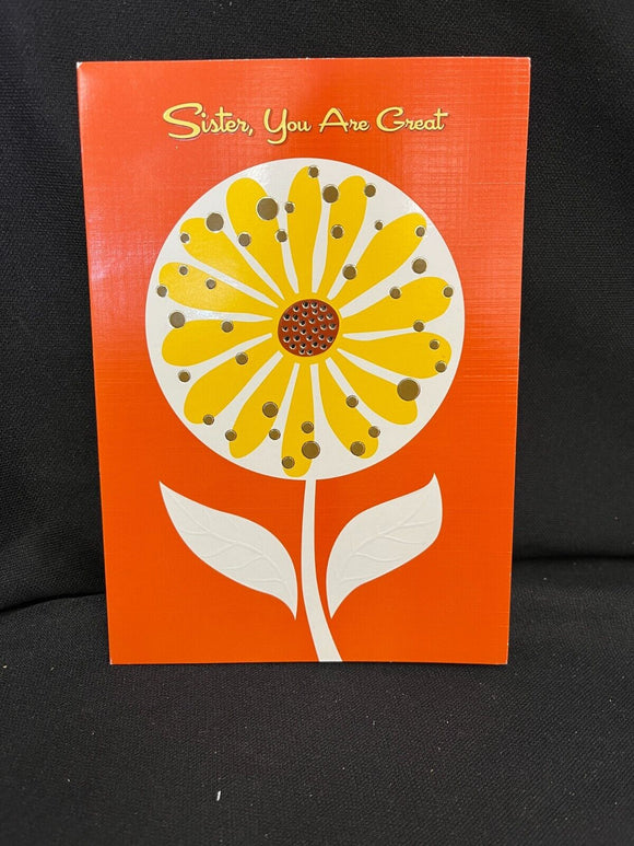 Happy Mother's Day For Sister Greeting Card w/Envelope