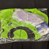 DC Comics Superhero Style Adult Top and Mask The Riddler Costume Large2