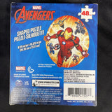 Jigsaw Puzzle 48 Pieces Silhouette Shaped 10 x 9 Marvel Avengers Spinmaster