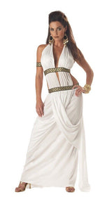 Spartan Queen Empress Roman Greek Toga Dress Adult Med 8-10 Costume