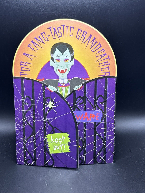 Happy Halloween Grandfather Greeting Card w/Envelope