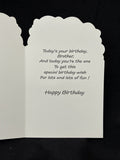 Happy Birthday Brother Greeting Card w/Envelope