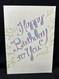 Happy Birthday Greeting Card w/Envelope