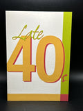 50th (Late 40s) Birthday Greeting Card w/Envelope