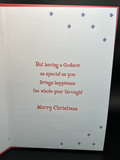 Merry Christmas Godson Greeting Card w/Envelope