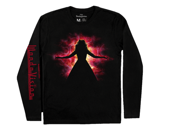 Loot Crate WandaVision Witch Black Long Sleeve XL Tshirt Capsule Collection