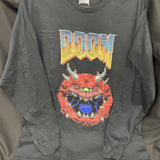 Doom Game Horror Graphic Long Sleeve Tshirt Movie Hype Men’s Size L