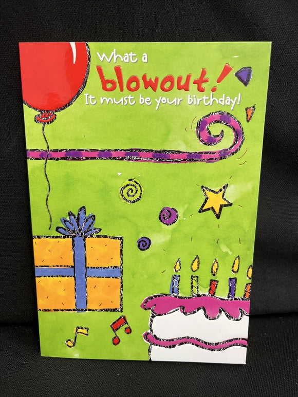 Happy Birthday Greeting Card w/Envelope