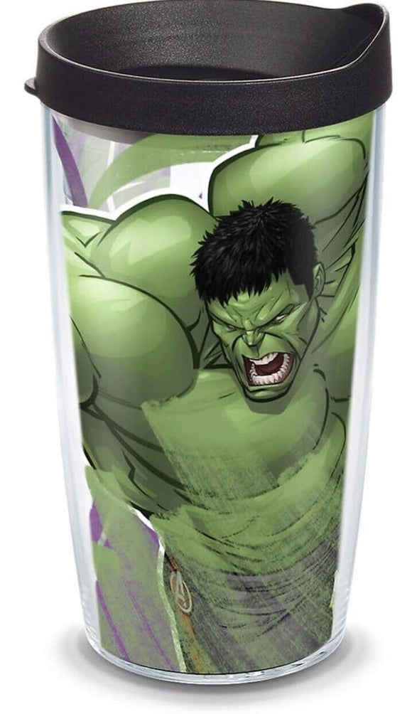 Tervis Marvel Hulk 16oz Double Wall Insulated Tumbler W/lid Marvel