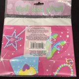 Sparkling Princess Pink Fancy Kids Birthday Party Favor Treat Sacks Loot Bags