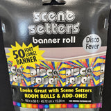 28”x50 Ft Disco Fever Banner / Border Rpll 70s 80s Party Decoration