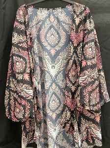 NEW LOOT CRATE WEAR for her X-Men Dark Phoenix Jean Gray Kimono Wrap Top Shirt M