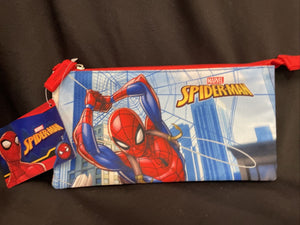 Marvel Spiderman Building Swinging 3 Compartment Pencil Zipper Pencil Case