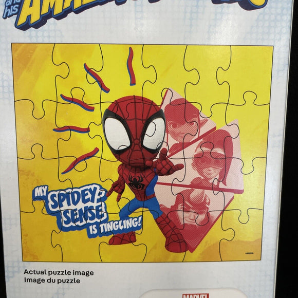 Marvel Spidey & Friends “My Spidey Sense Is Tingling” 24 PCs Puzzle 10”x9”