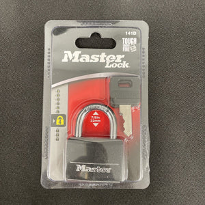 MASTER LOCK 141D VINYL COATED KEYED PADLOCK 1/4" X 7/8"  6638233