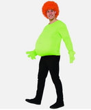 Cartoon Belly Fat Stuffed Fancy Dress Up Halloween Costume Accessory Green Adult1