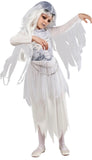 Rubies Ghostly Girl Costume Hooded Dress For Kids Girls Large 10-120