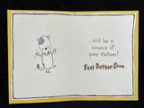 Thinking of You in Hospital Greeting Card w/Envelope