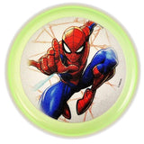 Marvel Avengers Spiderman Flying Glow in The Dark Frisbee 9"