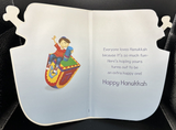 Happy Hanukkah (Boy) Greeting Card w/Envelope