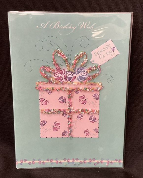 3D Birthday Wish Greeting Card w/Envelope