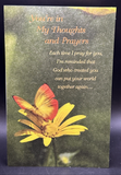 In My Thoughts and Prayers Greeting Card w/Envelope3
