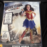 Justice League Movie Wonder Woman Kids Deluxe Costume X-Large 10-124