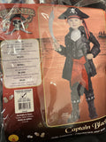 CAPTAIN BLACK PIRATE CHILD TODDLER BOYS Size 2-4 HALLOWEEN COSTUME