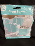 Light Blue Treat Boxes 2.5x2.5x2.5” - Pack of 12