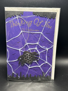 Thinking Of You Halloween 3D Greeting Card w/Envelope