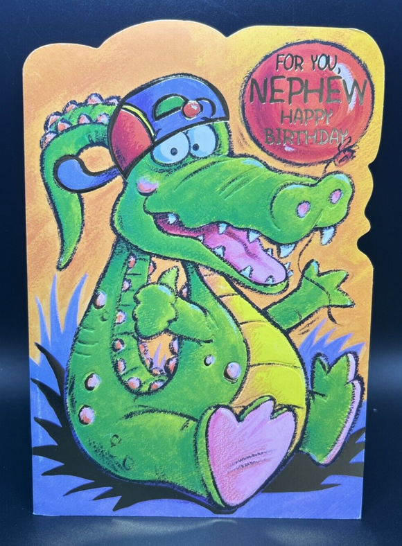 Happy Birthday Nephew Greeting Card w/Envelope