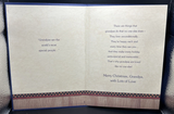 Merry Christmas Grandpa Greeting Card w/Envelope