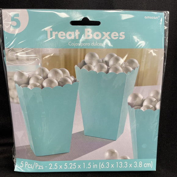 Amscan Paper Popcorn/Treat Boxes; 5.25