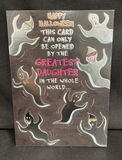 Happy Halloween Daughter Greeting Card w/Envelope