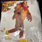 Turkey Thanksgiving Child Costume Size Small 4-62