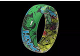 Groove Life HULK SMASH CLASSIC COMIC RING Size 11 Silicone