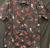 Our Universe Marvel Spider-Man Allover Woven Button-Up 2XLarge